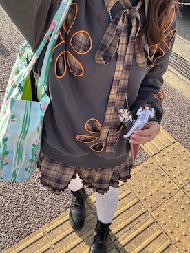 「アイテム（雑貨/ホビー）」を使った、しゃけさん（レディース・152cm）の秋コーディネート