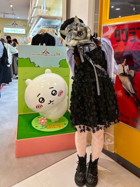 「アイテム（ハンチング/ベレー帽）」を使った、しゃけさん（レディース・152cm）の秋コーディネート