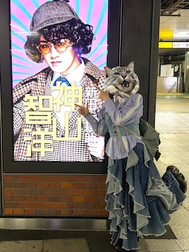 「CLEA（クレア）のアイテム（トップス）」を使った、しゃけさん（レディース・152cm）の夏コーディネート