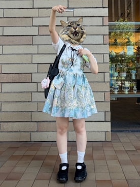 「grounds（グラウンズ）のアイテム」を使った、しゃけさん（レディース・152cm）の夏コーディネート