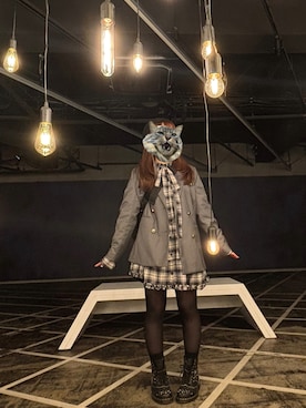 「Design Tshirts Store graniph（デザイン　ティーシャツ　ストア　グラニフ）のアイテム」を使った、しゃけさん（レディース・152cm）の春コーディネート