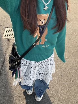 しゃけさん（レディース・152cm）の冬コーディネート