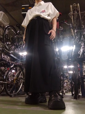 「YOSUKE（ヨースケ）のアイテム」を使った、くさもちさん（メンズ・170cm）の夏コーディネート