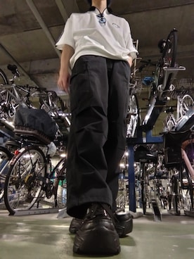 「YOSUKE（ヨースケ）のアイテム」を使った、くさもちさん（メンズ・170cm）の夏コーディネート