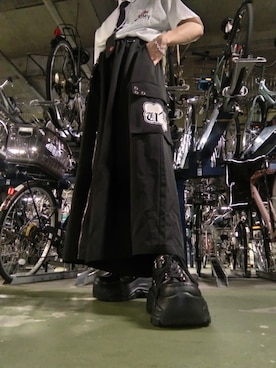「YOSUKE（ヨースケ）のアイテム」を使った、くさもちさん（メンズ・170cm）の夏コーディネート
