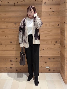 「アイテム（ブルゾン）」を使った、テソ子さん（レディース・162cm・30代）の秋コーディネート