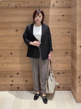 テソ子さん（レディース・162cm）の春コーディネート