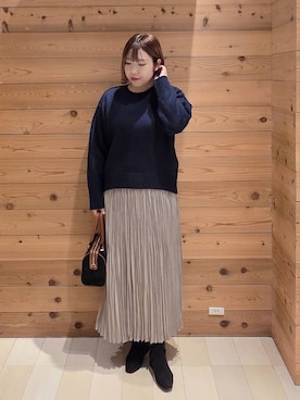 「アイテム（ブルゾン）」を使った、テソ子さん（レディース・162cm・30代）の秋コーディネート