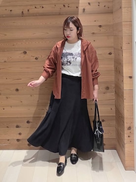 テソ子さん（レディース・162cm）の秋コーディネート