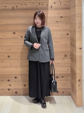 テソ子さん（レディース・162cm）の春コーディネート