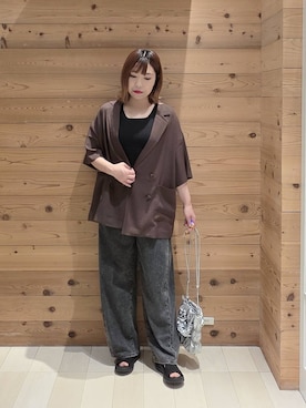 テソ子さん（レディース・162cm）の夏コーディネート