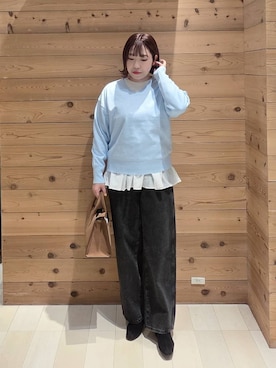 「アイテム（ブーツ）」を使った、テソ子さん（レディース・162cm・30代）の冬コーディネート