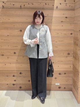 テソ子さん（レディース・162cm）の春コーディネート