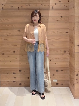 テソ子さん（レディース・162cm）の夏コーディネート