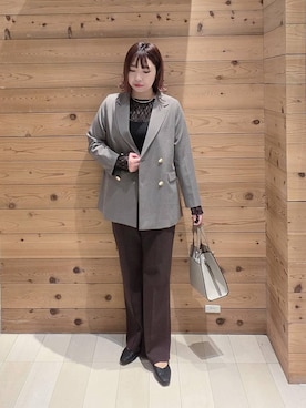 テソ子さん（レディース・162cm）の冬コーディネート