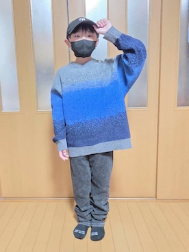 テソ子さん（キッズ・135cm）の冬コーディネート