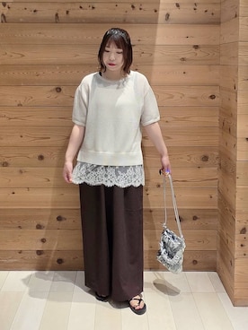 テソ子さん（レディース・162cm）の夏コーディネート
