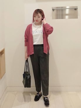 「アイテム（Tシャツ/カットソー）」を使った、テソ子さん（レディース・162cm・30代）の夏コーディネート