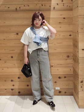 「若見え」｜テソ子さん（レディース・162cm）の夏コーディネート