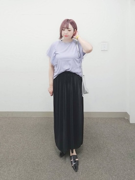 「GLOBAL WORK（グローバルワーク）のアイテム（ワンピース/ドレス）」を使った、テソ子さん（レディース・162cm）の夏コーディネート