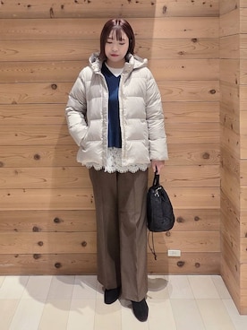 「アイテム（ハンドバッグ）」を使った、テソ子さん（レディース・162cm・30代）の冬コーディネート