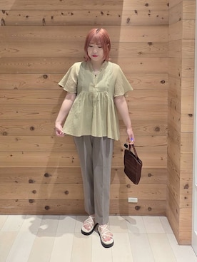 テソ子さん（レディース・162cm）の夏コーディネート