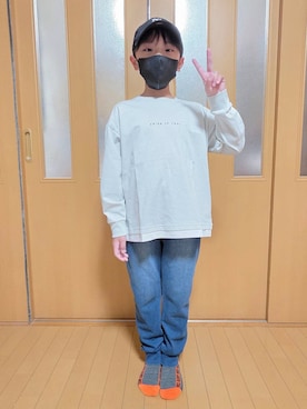 テソ子さん（キッズ・133cm）の秋コーディネート
