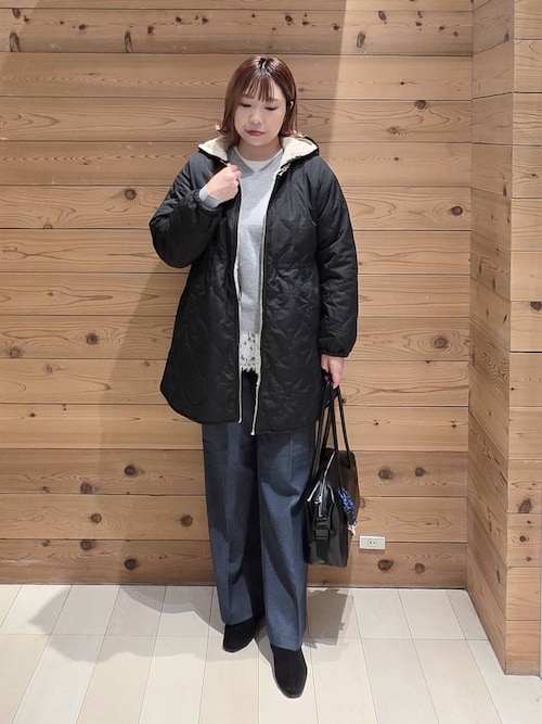 セール】撥水キルトファーコート/499671（ブルゾン）｜GLOBAL WORK