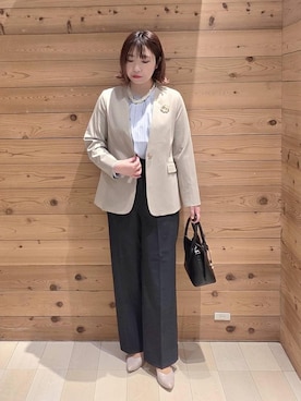 テソ子さん（レディース・162cm）の春コーディネート