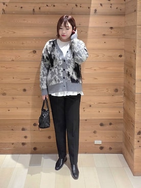 「GLOBAL WORK（グローバルワーク）のアイテム（ワンピース）」を使った、テソ子さん（レディース・162cm）の秋コーディネート