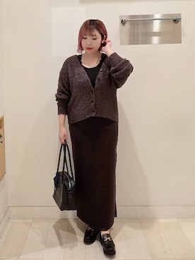 「アイテム（ワンピース/ドレス）」を使った、テソ子さん（レディース・162cm・30代）の秋コーディネート