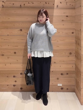 「アイテム（ワンピース/ドレス）」を使った、テソ子さん（レディース・162cm・30代）の冬コーディネート