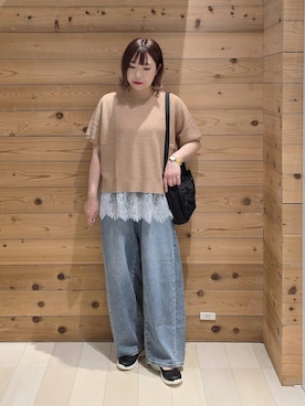 テソ子さん（レディース・162cm）の春コーディネート