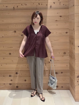 テソ子さん（レディース・162cm）の夏コーディネート