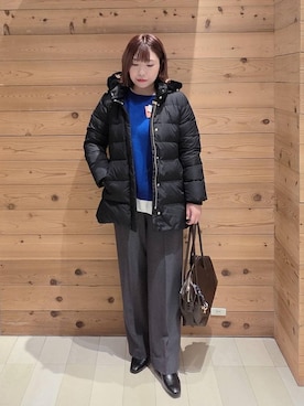 「アイテム（ブーツ）」を使った、テソ子さん（レディース・162cm・30代）の冬コーディネート