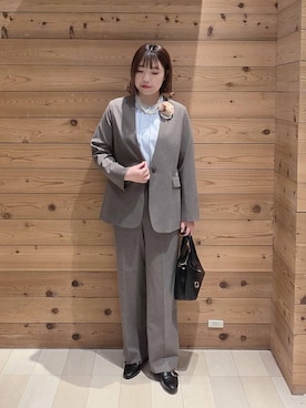 テソ子さん（レディース・162cm）の春コーディネート