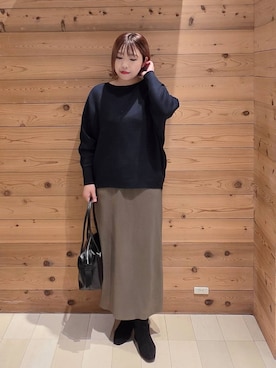 「アイテム（ブルゾン）」を使った、テソ子さん（レディース・162cm・30代）の秋コーディネート