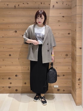 テソ子さん（レディース・162cm）の春コーディネート