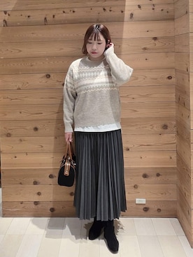 テソ子さん（レディース・162cm）の冬コーディネート