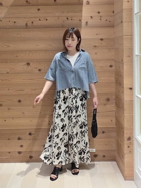 テソ子さん（レディース・162cm）の夏コーディネート
