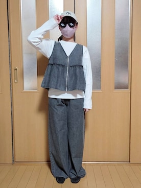 テソ子さん(キッズ・151cm)の冬コーディネート