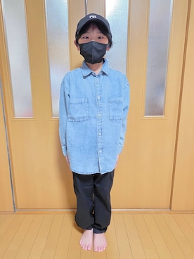 テソ子さん（キッズ・133cm）の秋コーディネート