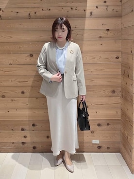 「GLOBAL WORK（グローバルワーク）のアイテム（バッグ）」を使った、テソ子さん（レディース・162cm）の春コーディネート