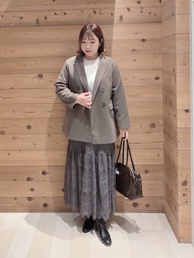 テソ子さん（レディース・162cm）の冬コーディネート