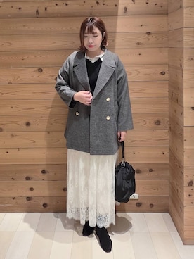 「アイテム（ワンピース/ドレス）」を使った、テソ子さん（レディース・162cm・30代）の秋コーディネート