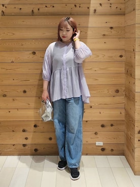 「アイテム（パンツ）」を使った、テソ子さん（レディース・162cm・30代）の夏コーディネート