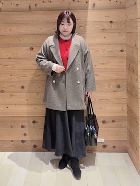 テソ子さん(レディース・162cm)の冬コーディネート