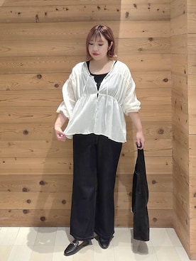 「アイテム（バッグ）」を使った、テソ子さん（レディース・162cm・30代）の夏コーディネート
