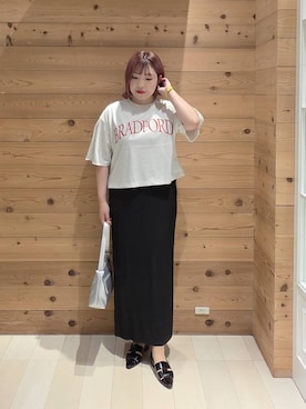 「アイテム（パンプス）」を使った、テソ子さん（レディース・162cm・30代）の夏コーディネート