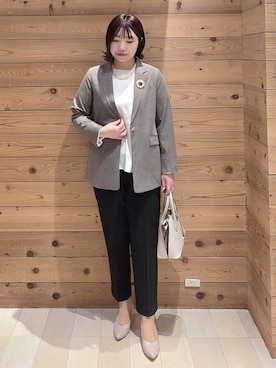 テソ子さん（レディース・162cm）の春コーディネート